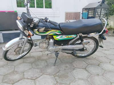 Honda cd 70 2022/23 model Bike condition good all ok motorcycle