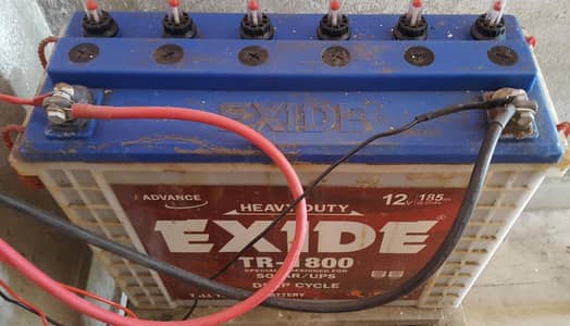 EXIDE TR -1800 heavy duty 185AH. 12v