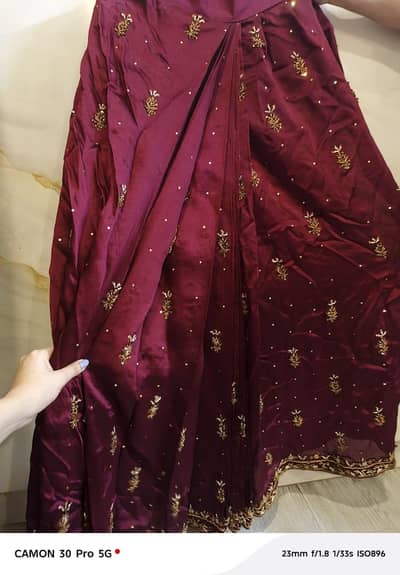 bridal dress with accessories