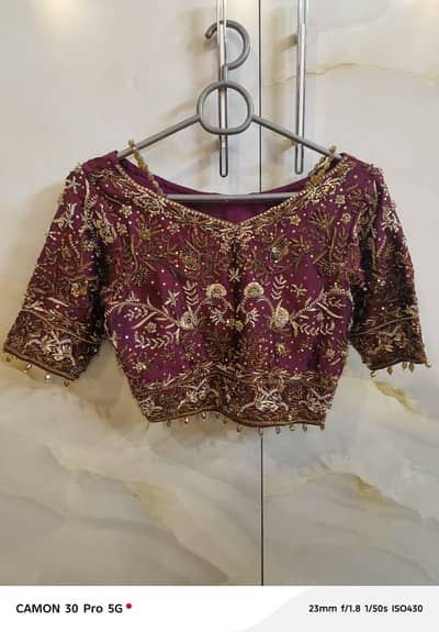 bridal dress with accessories