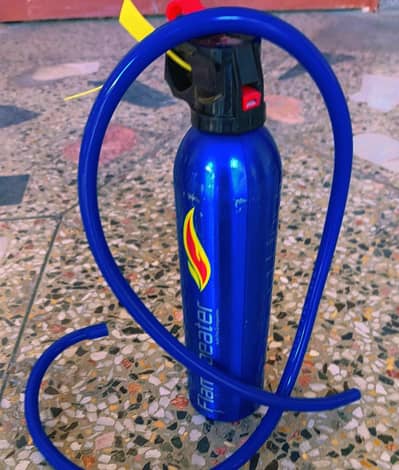 bottle for Cg125 with pipe blue color