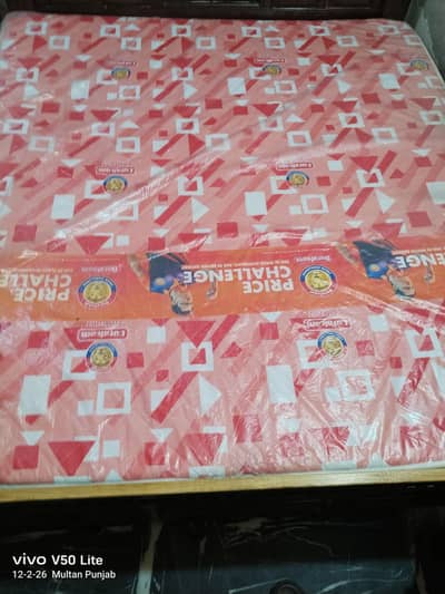 Dura foam mattress new condition  with warranty card