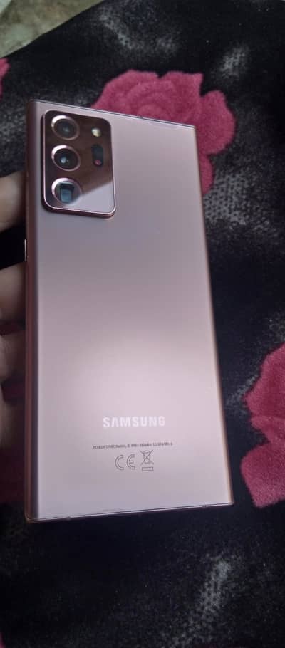 Oficial aprovd Note 20 ultra 12/256 no dot no shed  niche ad pr k msg