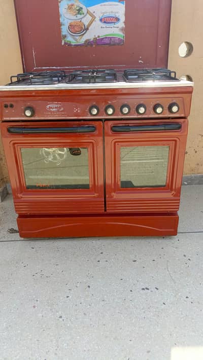 Puma Gas Cooking Range with a double oven.