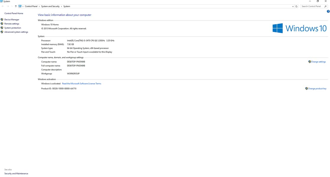 Computer/Pc With LCD Complete Set 19
