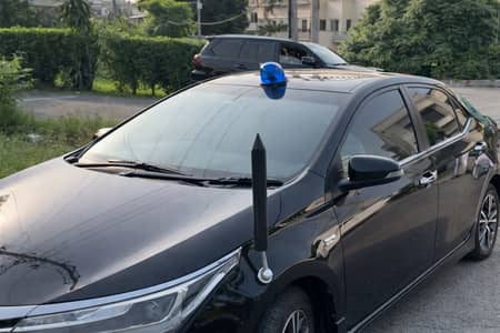 Punjab GOVT Flag with Pole & Stand | 03008003560 Car Rod,