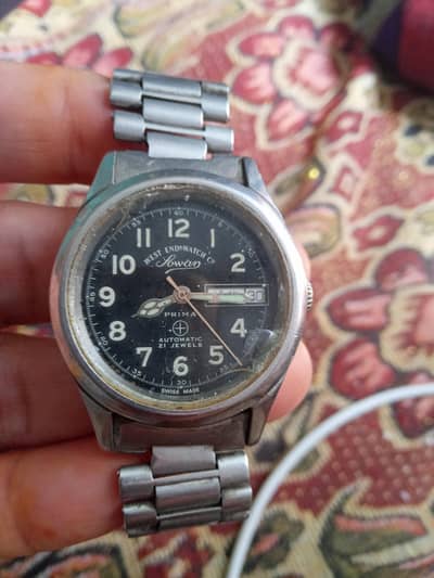 old unique watch 21 jewels automatic+prima