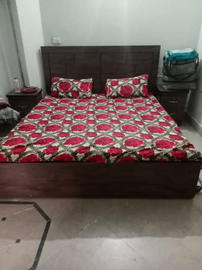 Double Bed with Matress for Sale