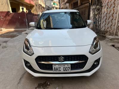 Swift GLX CVT 2022 Modal Punjab Number Total genuine one piece spry