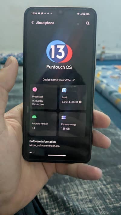 ViVo V23e 8+4/128GB 9.5/10 LUSH condition/ Dual Official PTA approved