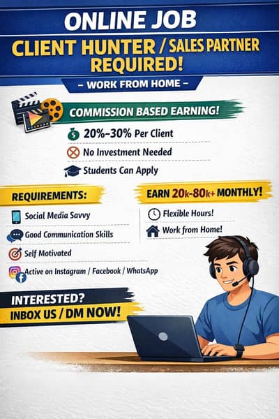 Hiring: Client Hunter / Lead Generator (Commission Based)