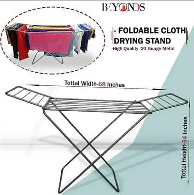 Foldable Clothes Drying Stand