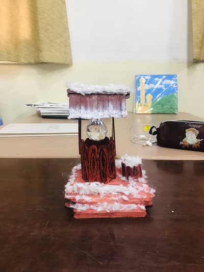 Snow Fall Well Wood Craft