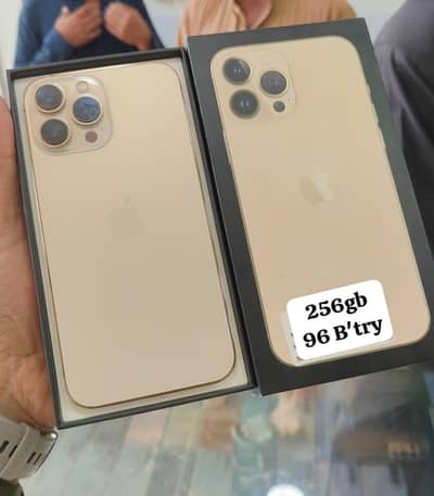 13 pro max all original storage 256gb with box cable face I'd working