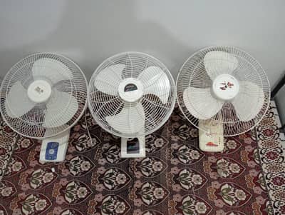 brackets fans in good condition