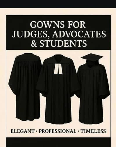 Premium Quality Teachers Gown aur Advocates