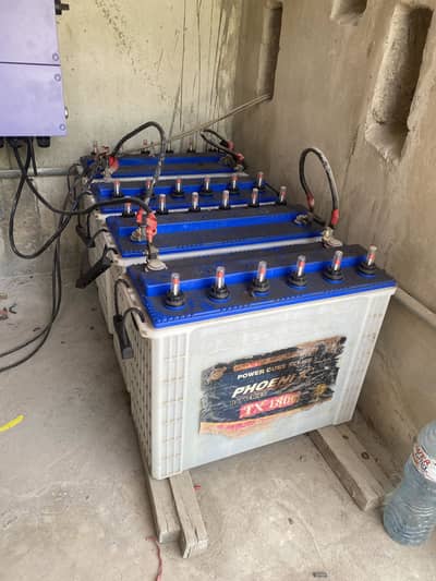 4 Solar Phoenix Batteries 12v 185Ah