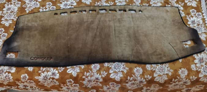 TOYOTA COROLLA DASH BOARD MATE . .