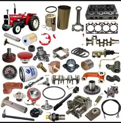 "Massey Ferguson Tractor Spare Parts-Engine, Gearbox,Tyres& Tubes"