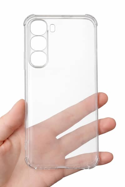 INFINIX HOT 60 PRO TRANSPARENT CAMERA-PROTECTED CASE