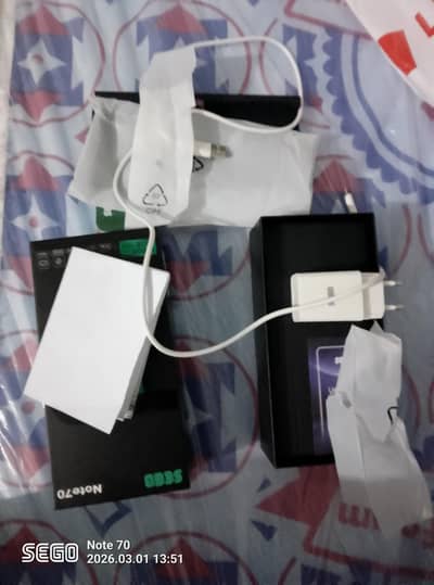 sego note 70 just open box 25k  urgent sale 128 GB 03265679539