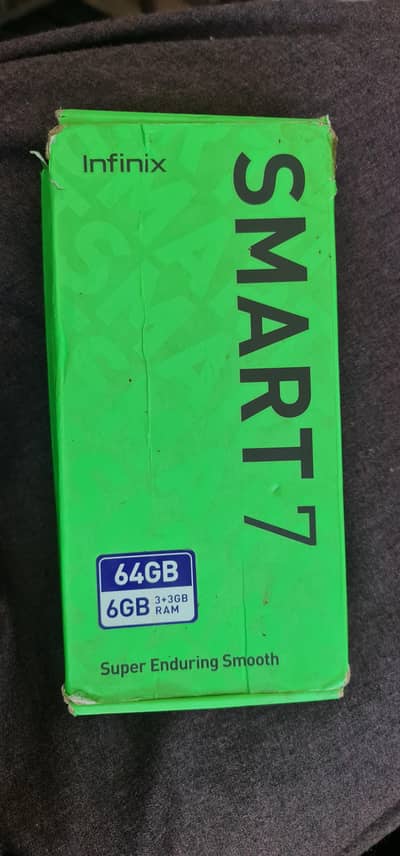 Infinix Smart 7 For Sell PTA Approved with Box
