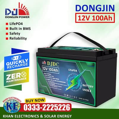 Dongjin Lithium ion Battery 12volts 100amps