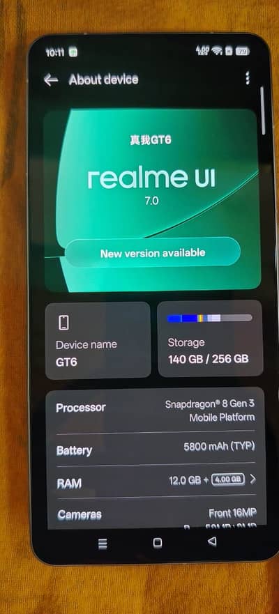 Realme Gt 6 official pta approved with complete box