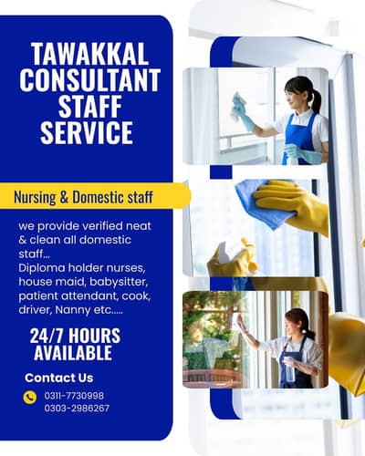 House maid / babysitter / Patient attendant / Cook available