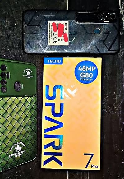Tecno Spark 7 Pro with Box