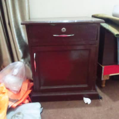 king size bed with side table new not use for sale urgent-03187080117