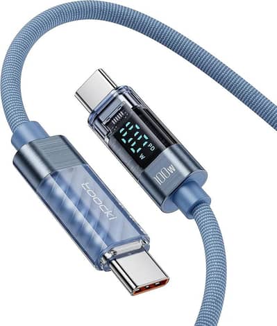 100w PD cable Watt show type C to type C