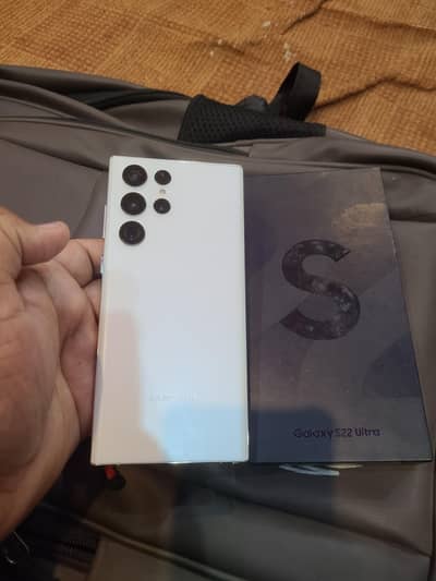 samsung s22 ultra 12+256 gb dual sim officiial pta sath daba or charge