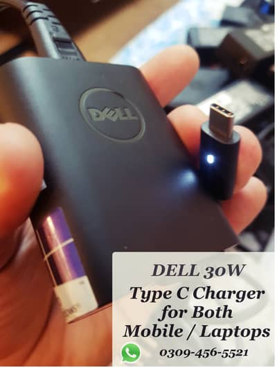 Original Dell Type c 45w 30w 65w 90w 130w USB C box pulled charger