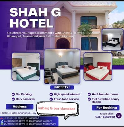 Shah G Hotel Room for rent daily basis and short time