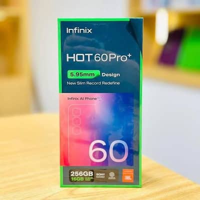 infinix  hot 60 pro + 256Gb /16gb ram available installment