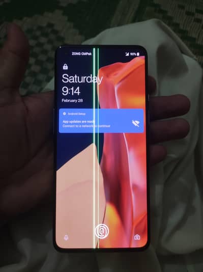 One plus 9 dual SIM 5G 8/118  pta approved just lines can c in pic