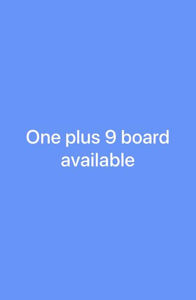 Oneplus 9 board available ha
