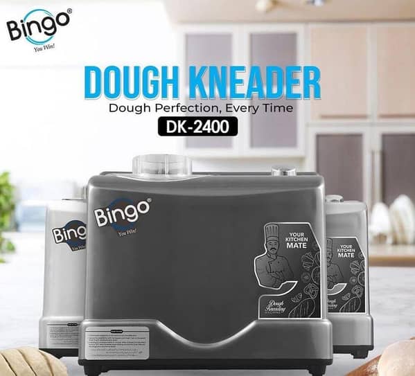 Bingo Dough Kneader DK-2400 – Powerful Electric Dough Maker - Atta Making Machine