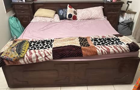 Sheesham wood bed set