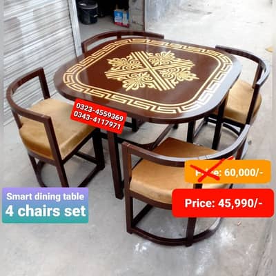 Dining table / Smart dining table / round table dining set / table
