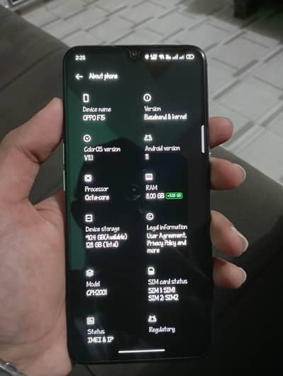 OPPO F15 (8/128) WITH BOX