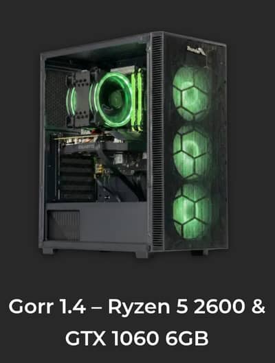 GORR 1.4 _ RYZEN 5 2600 & GTX 1060 GB