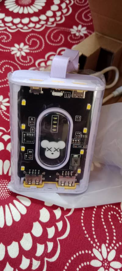 transparent display fast charging powerbank (10000mah)
