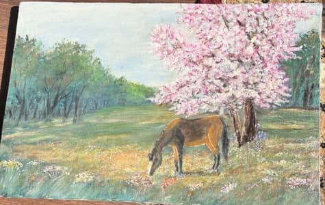 Acrylic canvas 12 *18 size