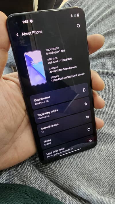oneplus 9 back break