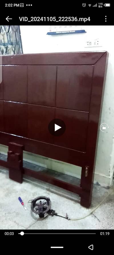 bed with side table for sale new bed h not use 03187080117