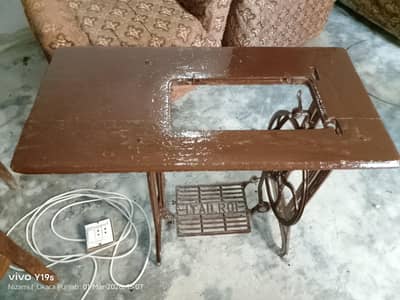 Salai machine table stand with with foot motor