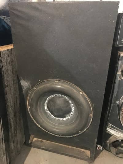 10 inch woofer + amplifier