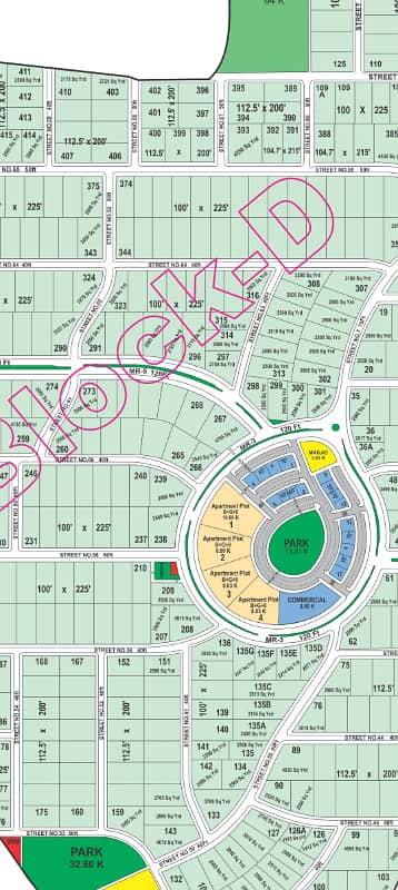 Corner 5.5 Kanal FarmHouse Land On Main Boulevard In D Block For Sale